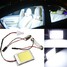 Car License Plate Festoon BA9S Light Lamp White T10 Dome COB LED - 2