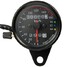 Universal Motorcycle Odometer LED Backlight Dual Mileage Speedometer Gauge Signal - 3