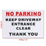 Clear Park Sign Keep Parking Car Warning Sticker - 2