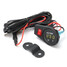 Gauge Motorcycle Voltage Bike 12-24V LED Digital Display Voltmeter ON OFF Switch - 6
