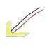 Panels Arrow Side Mirror Turn Signal Indicator Light Car LED COB Multi-color - 11