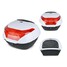 Luggage Large Trunk Motorcycle Scooter Tail Case Helmet Box 5 Colors Top - 7