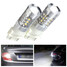 Pair 6000K High Power Lights Bulbs LED 80W Back Up Reverse Super White - 1