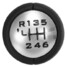 Gear Stick Shift Knob Fit Car 6 Speed Black Peugeot - 3