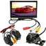Car Inch LCD Monitor Mirror Rear View Back Camera Kit Reverse Up Wireless - 2