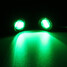 Flash Strobe DRL Mirror Mount Lights Lamp Eagle Eye LED Pair 12V Motorcycle Backup - 8