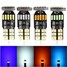 Canbus Error Free White Ice Blue Bulb LED Side Marker Light Lamp 15 SMD T10 - 1