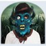 Head Party Mask for Halloween Latex Pumpkin Skull Face Blue - 2