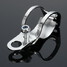 Clamps Bracket Turn Signal 4pcs Cafe Racer Chrome Motorcycle Front Rear Holder Fork Shock - 6