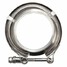 63MM Flanges Turbo Exhaust Universal Stainless Downpipe V-Band Clamp 2.5inch - 6