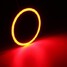 Pair Headlight 70mm Red COB LED Angel Eyes Halo Ring - 3