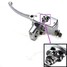 1inch Motorcycle Skull Right Brake Clutch Lever Master Cylinder - 6