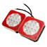 Indicator Trailer 12V LED 1Pair Light License Plate Lamp Van Truck Rear Brake Tail - 6