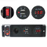 LED Panel Car Boat Dual USB Charger Voltmeter Cigarette Lighter Socket 12V 24V - 8