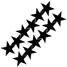 Auto Body Waterproof Cup STAR Tank Motor Stickers Decals - 6