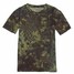 Army Racing Camo T-Shirt Summer Camouflage Tee Casual Hunting Short Sports - 3