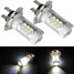 600Lm 2Pcs Car Fog Light Bulbs High Bright DC12V H7 80W 16LED - 1