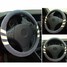 Red Black Car Steel Ring Wheel Cover Gray Plush 38CM Brown - 5