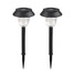 Set Garden Lamp Lawn Solar Whte 1-led Pathway Light - 1