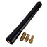 Type Mast Screw Universal Black Car Antenna Short AM FM Stubby Radio Aerial - 1