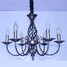 Lamp American Retro Restaurant Candle Wrought Iron - 2