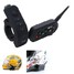 1200m Function FM MP3 Interphone With Bluetooth Stereo Headset Motorcycle Helmet Intercom - 1