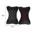 Pad Pillow Support Cushion Head Neck A pair PU Leather Car Seat Rest Headrest - 6