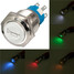 Horn ON OFF Push Switch Button Stainless Steel 5 Colors 12V LED Momentary - 1