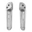 R1 R6 R6S Motorcycle Rear Footrest Pedal Silver Foot Pegs for Yamaha YZF - 4