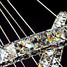 Pendant Light Rings Led Living Crystal Modern Luxury - 2