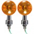 2Pcs Light Lamp Amber Universal Motorcycle Turn Signal Indicatior Bulb - 2