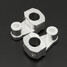 Riser Universal Clamps Aluminum Motorcycle Handlebar 28mm 2Pcs Fat Bar Mount - 4