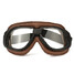 Brown Anti-UV Frame Scooter Motorcycle Retro Goggles Helmet Windproof Glasses Flying - 7