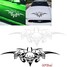 Skull Head Car Skeleton 60cmX20cm Sticker Reflective Engine Hood Decal - 1