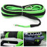 Cable Line Winch Tow Sheath Rope Nylon Off-road 7000LB 15M ATV SUV - 1