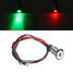 12V 8mm Motorcycle Car Boat Warning Light Dual Color Truck LED Dash Pilot Panel Indicator - 11