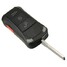 Key Shell Panic Case Blade 3 Buttons Porsche Cayenne Auto Fits - 3