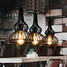 Wind Vintage Industrial Wrought Iron Bar Cafe Pendant Light - 2