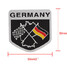 German Alloy Metal Emblem Badge Flag Racing Decal decorative sticker - 4
