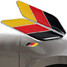 Emblems German Decor 3D Car Truck Bike Sticker Badge 2Pcs Laptop Flag Decal - 1