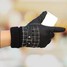 Motorcycle Driving Whole Palm Warm Touch Screen Gloves Black - 5