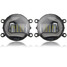 LED Car DRL Fog Lights Angel Eye Halo Ring SUV Truck - 5