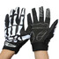 Motorcycle Racing Biker Full Finger Gloves Bone Skeleton Skull - 11