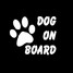 Dog Car Stickers Auto Truck Vehicle On Board Motorcycle Decal - 2