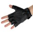 Sports PU Leather L XL Motorcycle Half Finger Gloves Black - 3