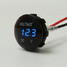 Car DC 12V-24V Socket Waterproof Voltmeter Gauge Motorcycle LED Digital Display - 5