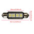 Car Dome LED 42mm 5050 SMD LED Bulb Light Interior Festoon Canbus - 3