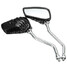 Hand 8mm Motorcycle Skeleton Skull Rear View Side Mirrors Universal 6 Colors - 6