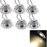 1w 6 Pcs Warm White Led Recessed Lights High Power Led Ac 100-240 V Decorative - 2