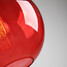 Glass Pendant Light Red Modern Design Bubble - 4